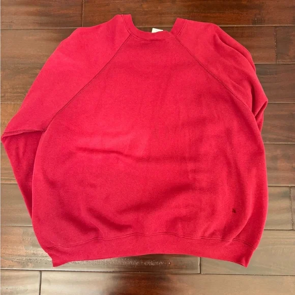 Red Men's Sweater - Picture 3 of 7